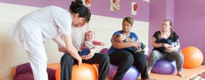 Gymnastique post-partum - maternité